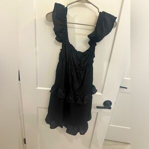 Weworewhat black mini dress size medium